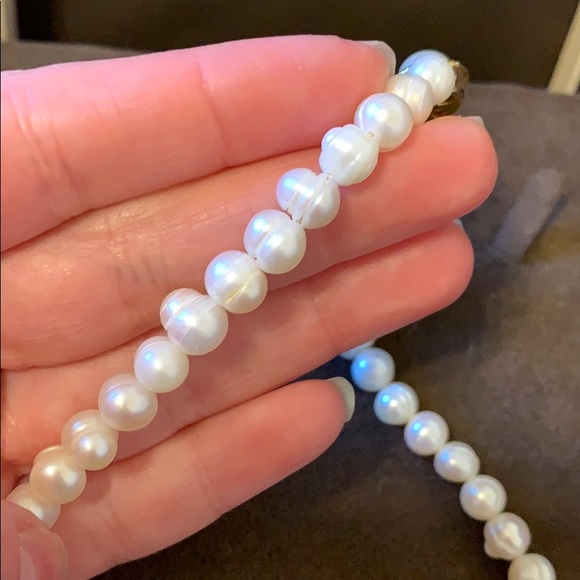 Genuine Medium Ringed Baroque South Sea Pearls - Picture 4 of 7